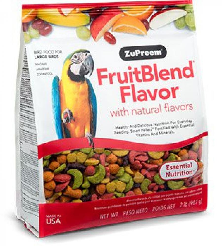 ZuPreem FruitBlend - Large Bird - 907g zupreem fruitblend flavor very small bird 907g