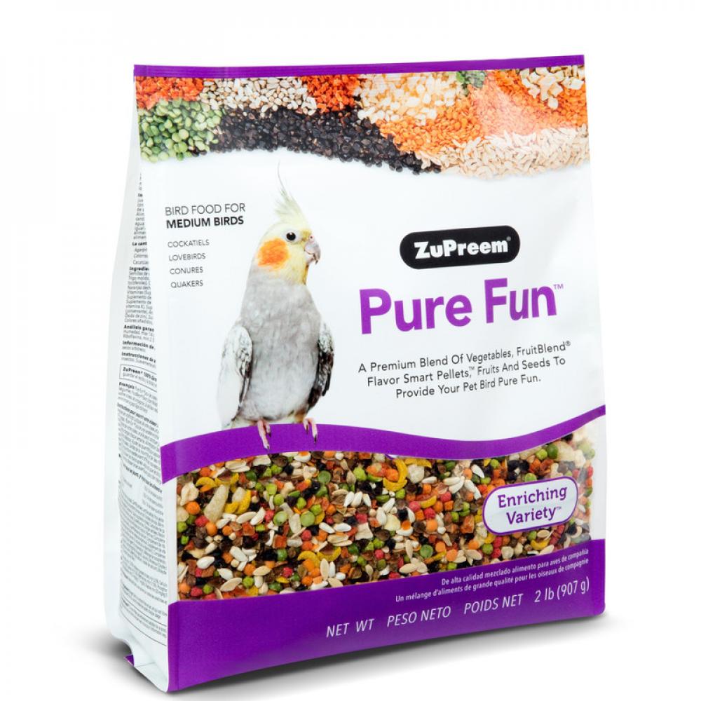 ZuPreem Pure Fun - Medium bird - 907 g zupreem fruitblend small bird 397g