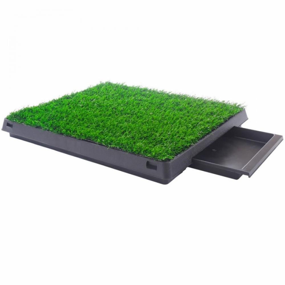M-PETS Grass Mat Training Pad With Tray -