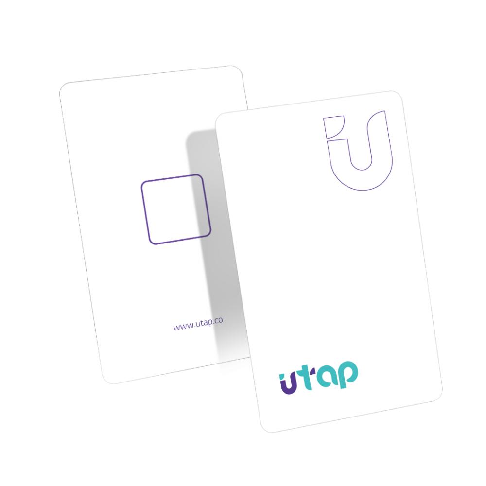 Utap Pvc Card With Nfc Chip & Qr Code White nfc nt ag 215 coin transparent cards 13 56mhz rfid tags cards compatible with tagmo nfc enabled mobile phones and devices