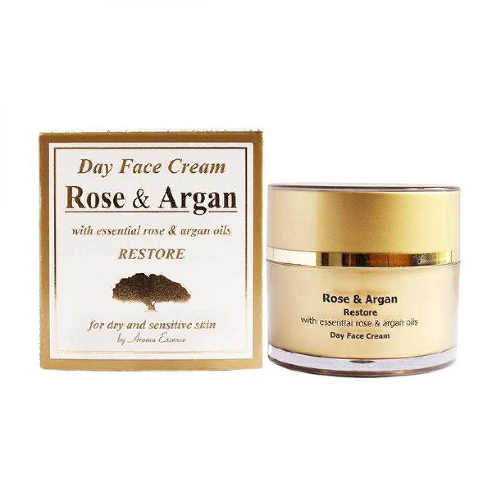 цена Day Face Cream ROSE & ARGAN restore with essentiao and argan olls. 50 mi