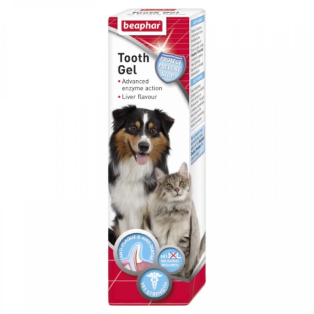 Beaphar Tooth Gel - Dog-Cat - 100g the tooth brushing badge