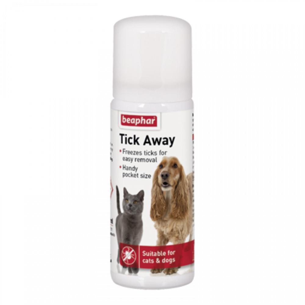 Beaphar Tick Away Spray - 50ml beaphar outdoor behavior spray dog cat 400ml