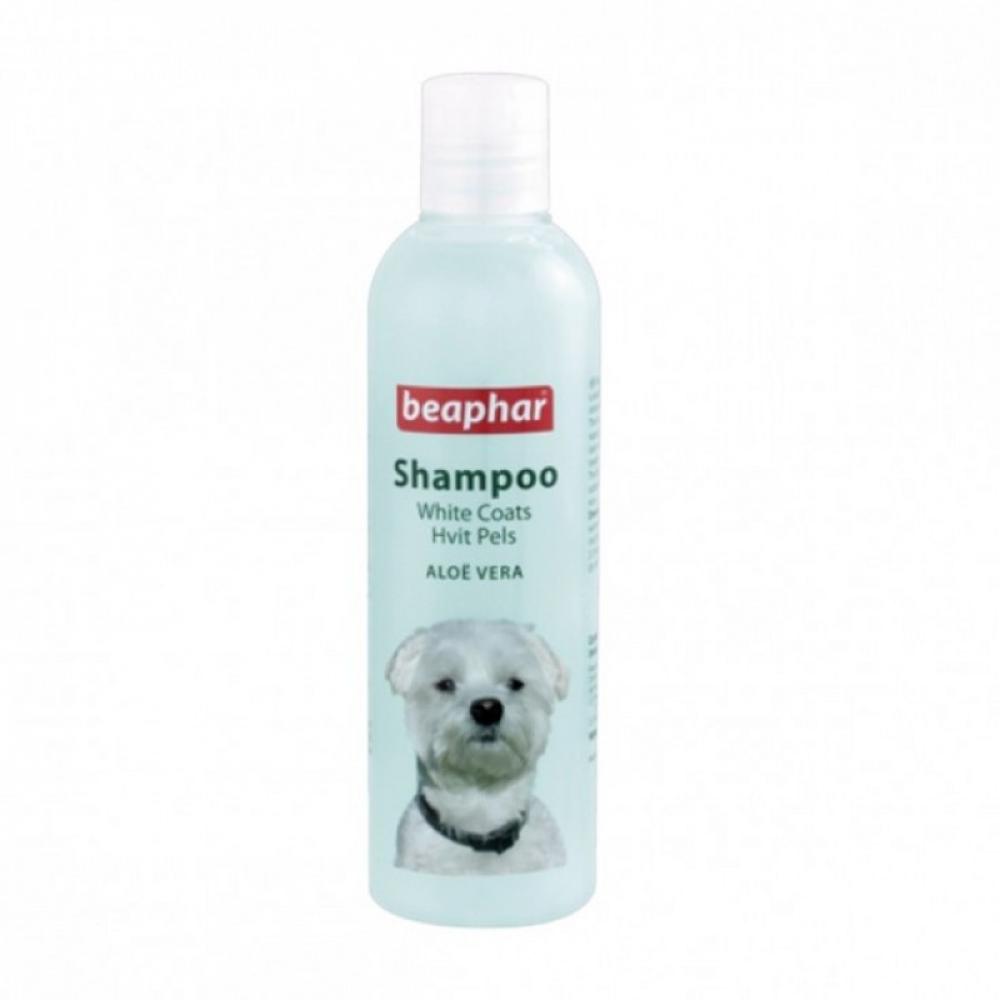 Beaphar Shampoo Aloe Vera - White Coat - Blue - 250ml beaphar shampoo anti tangle long coat pink 250ml