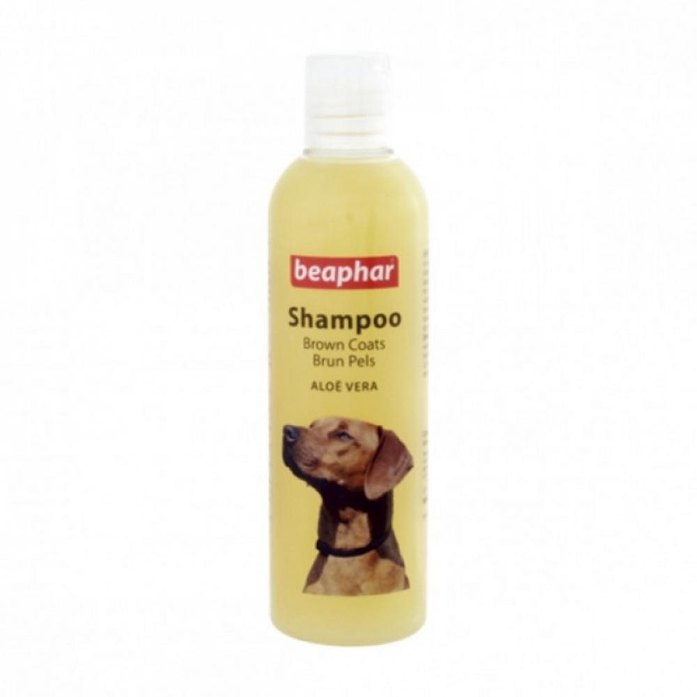 Beaphar Shampoo Aloe Vera - Brown Coat - Yellow - 250ml fashion hooded real mink fur coat with blue fox fur sleeve cuffs and bottoms high quality woman natural full pelt mink jackets