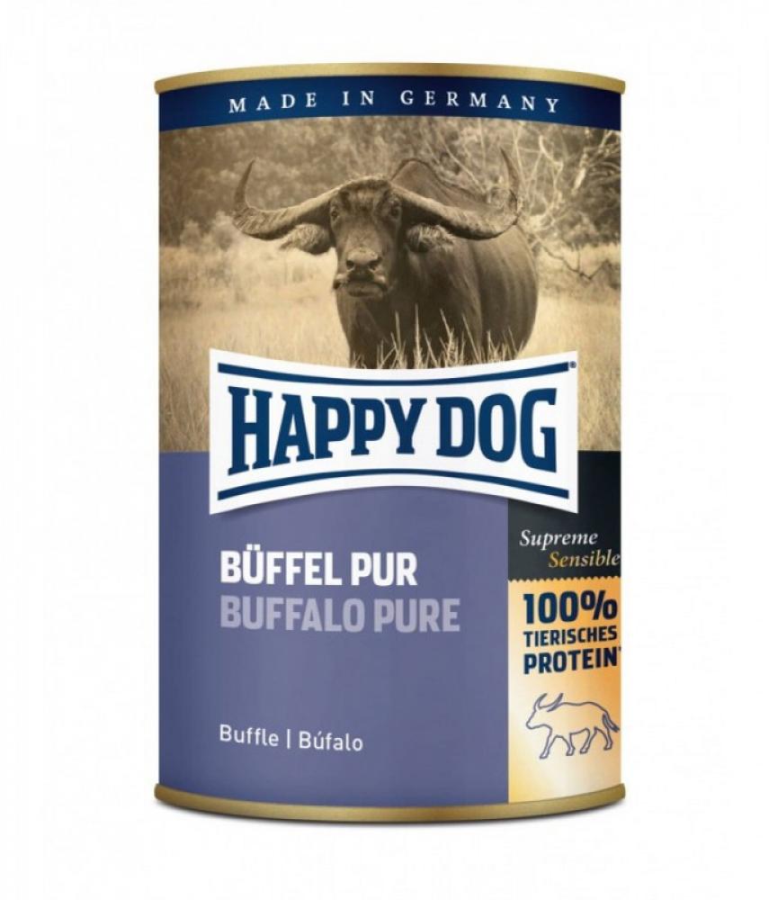 Happy Dog Pure Buffalo - Meat - Can - 400g swiss energy all breeds adult dog lamb