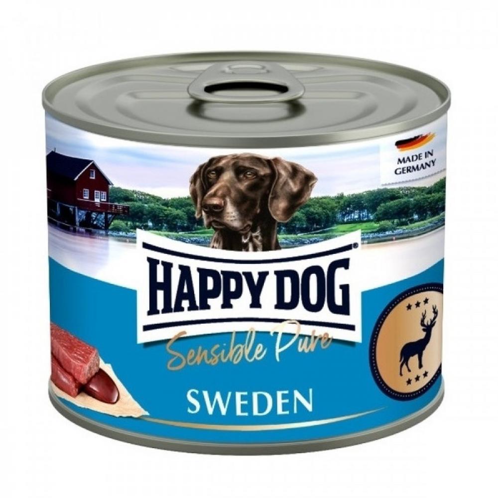 Happy Dog Sweden Sensible Pure Wild - Can - 200g pet slow food bowl dog choking bowl cat goods cat bowl prevent pets from choking dog goods dog food feeders automatic dog food