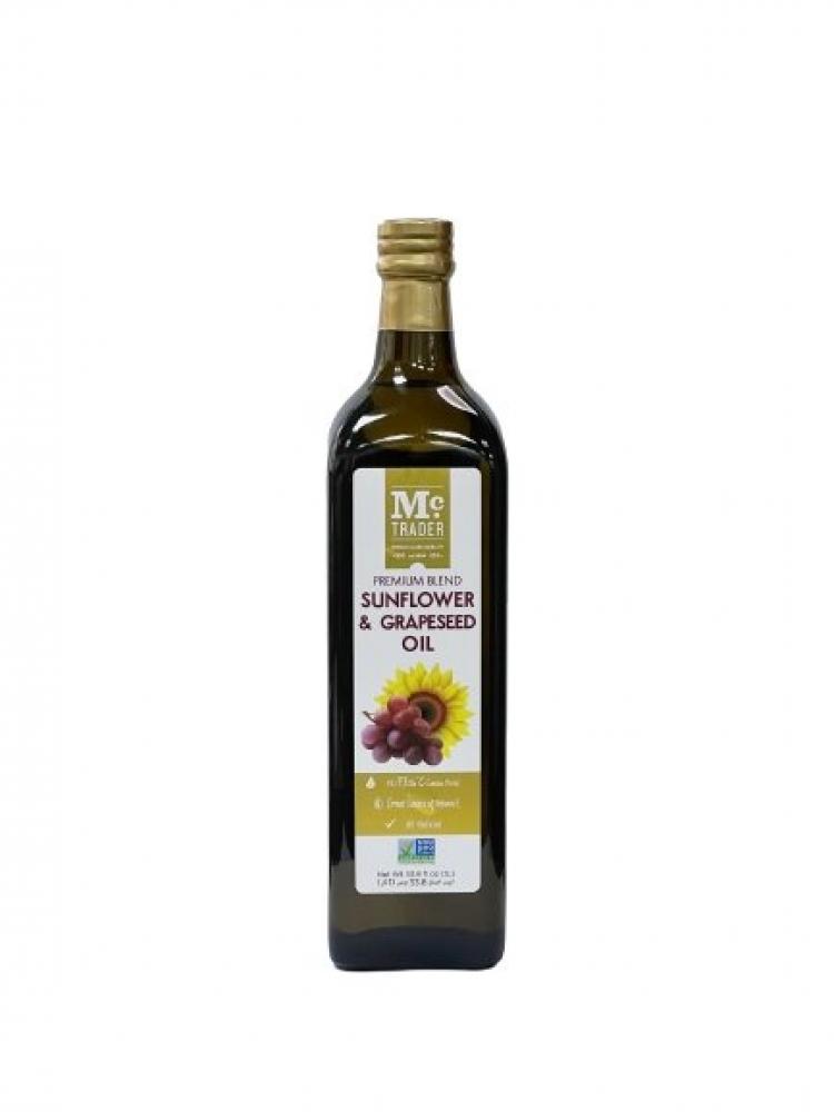 MC Trader Sunflower & Grapeseed Oil 1L sunflower oil tsar not refined 1l