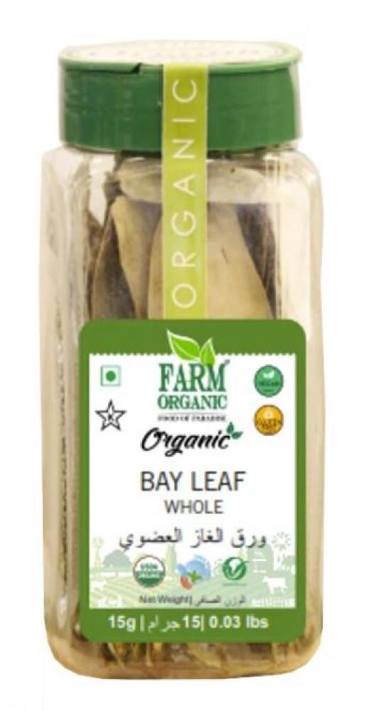 Farm Organic Gluten Free Bay Leaf Whole 15g цена и фото