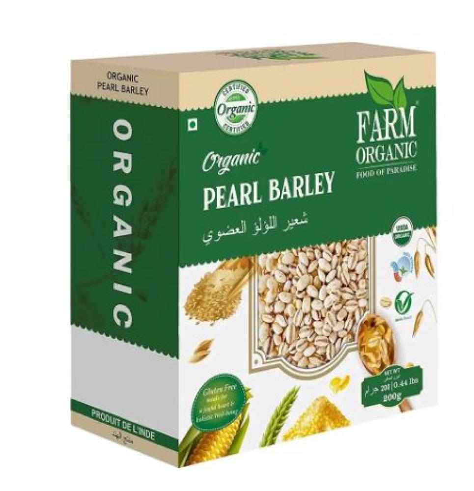Organic Pearl Barley 200g creamy waffles from yashkino 200g