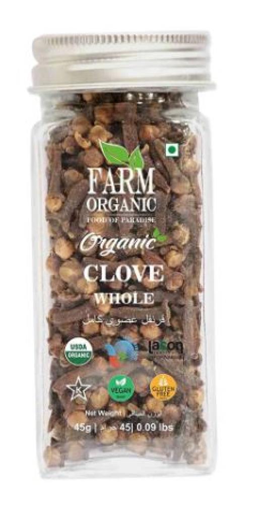 Farm Organic Gluten Free Clove whole 45g farm organic gluten free bay leaf whole 15g