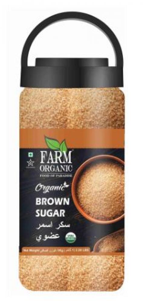 Farm Organic Gluten Free Brown Sugar 1kg цена и фото