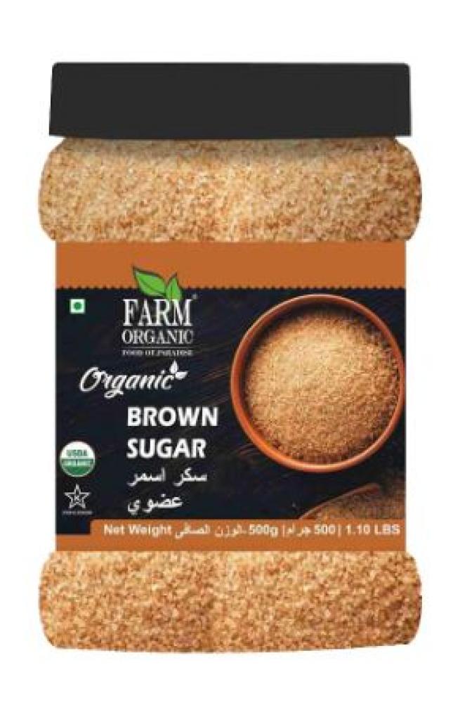 Farm Organic Gluten Free Brown Sugar 500g brown d origin