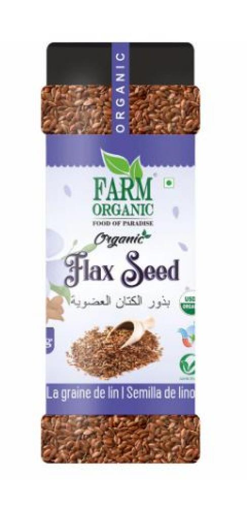 Farm Organic Gluten Free Flax Seeds 250g farm organic gluten free flax seed 250g pack of 2