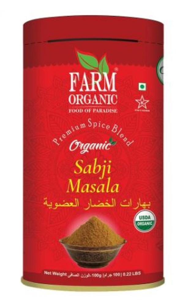 Farm Organic Gluten Free Vegetable Masala 100g farm organic gluten free moringa powder 100g