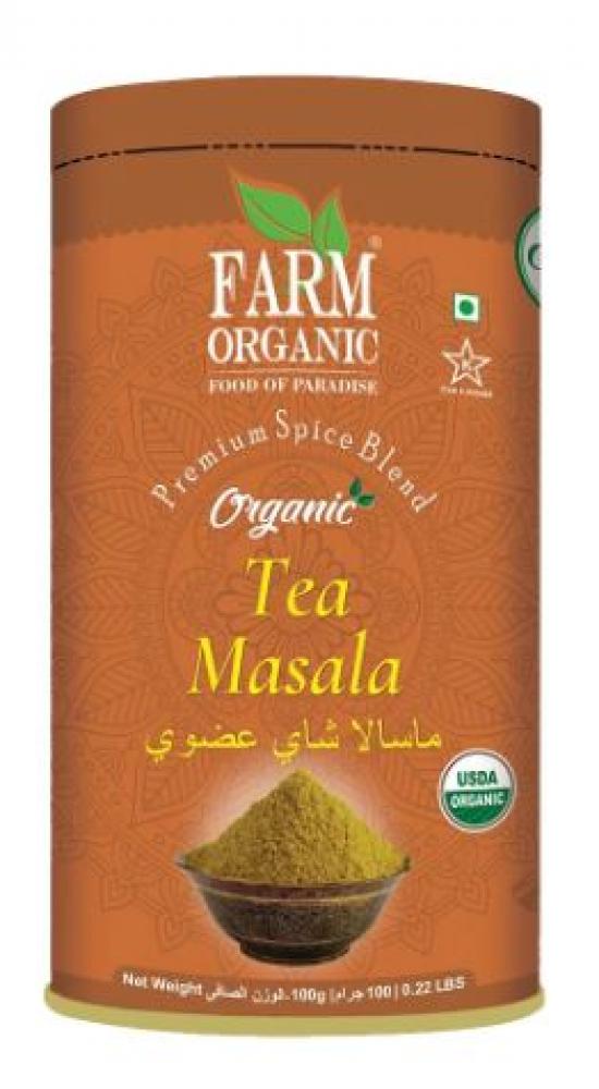 Farm Organic Gluten Free Tea Chai Masala 100g farm organic gluten free psyllium husk 100g