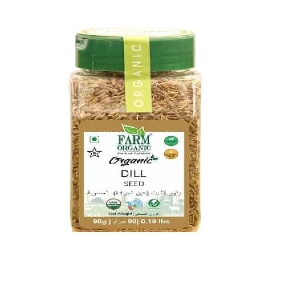 цена Farm Organic Gluten Free Dill Seeds - 90g