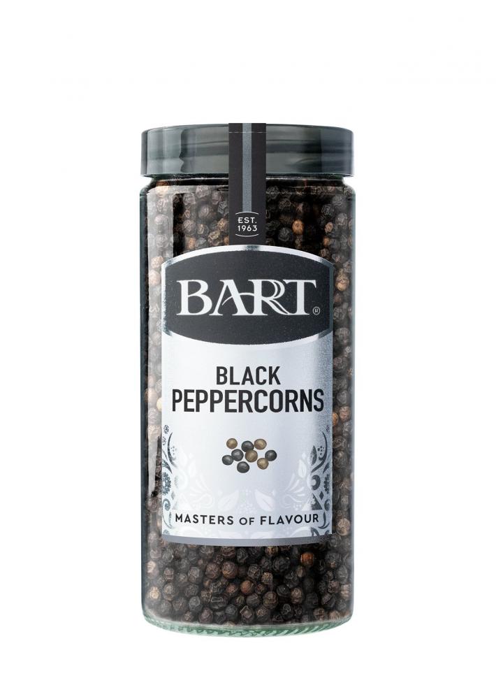 BART Black Peppercorns 111G bart black peppercorns fairtrade organic 40g