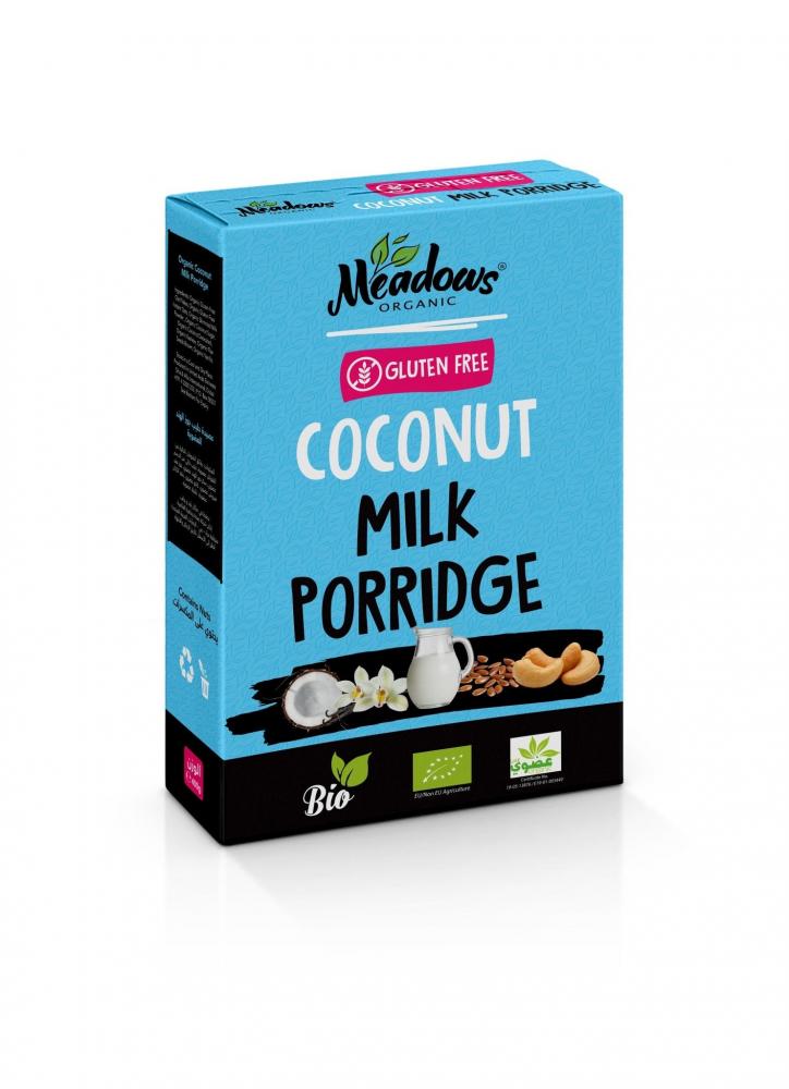 Meadows Coconut Milk Porridge 400g farm organic gluten free brown sugar 1kg