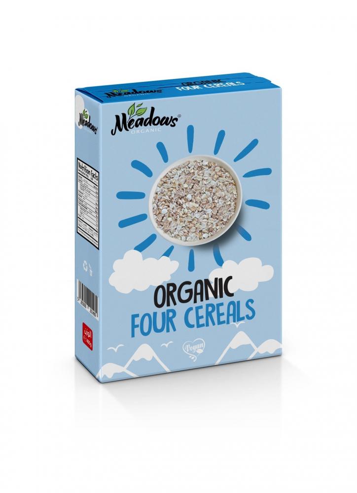Meadows Organic Four Cereals 400g uvelka rice flakes from selected grains of rice 400g