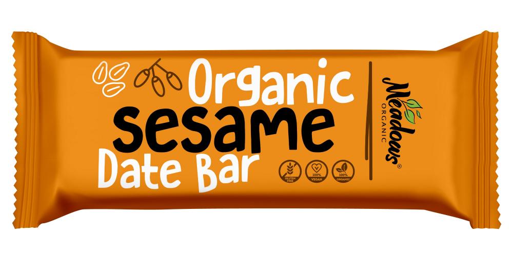 Meadows Sesame Date Bar 40g organic kitchen набор you are perfect
