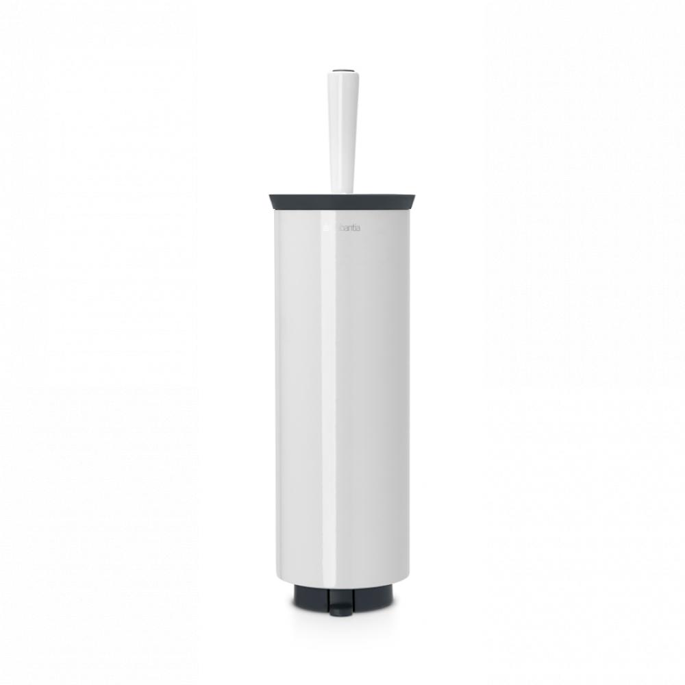 Brabantia Profile Toilet brush and holder - White brabantia renew toilet brush white