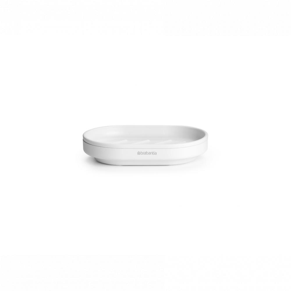 Brabantia Mindset Soap dish - White brabantia mindset toothbrush holder grey