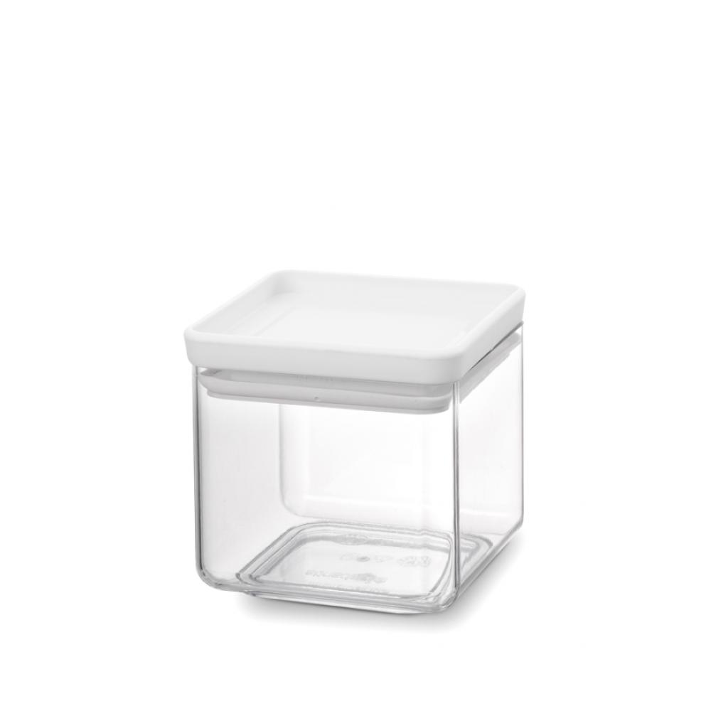 Brabantia Tasty+ Stackable square canister - 0.7 litre - Light Grey фото