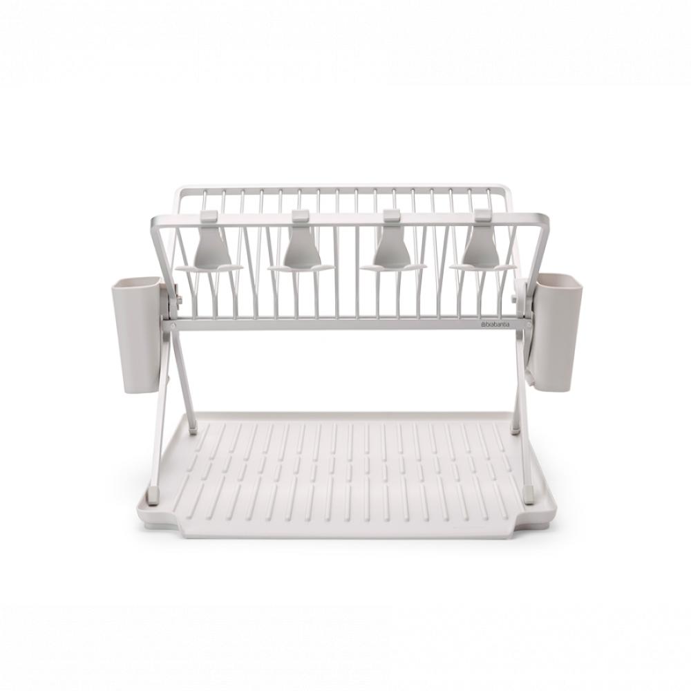 Brabantia Foldable dish rack large - Light Grey foldable bucket bin space saving pop up bucket great for outdoor and cleaning