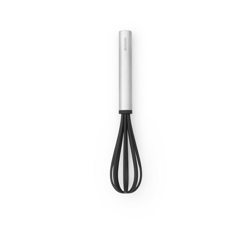 Brabantia Whisk, Small, Non-Stick silicone spatula kitchenware set stainless steel handle kitchen turners non stick cooking utensils baking tool kit soup spoon