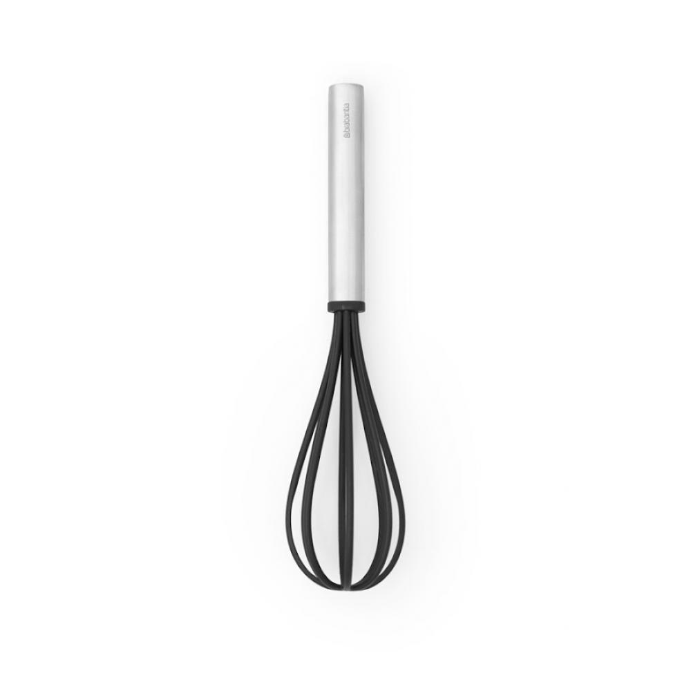 Brabantia Whisk, Large, Non-Stick cleaning brushes with long handle wire ball stainless steel hanging cleaning brush pan dish handle kitchen washing tool