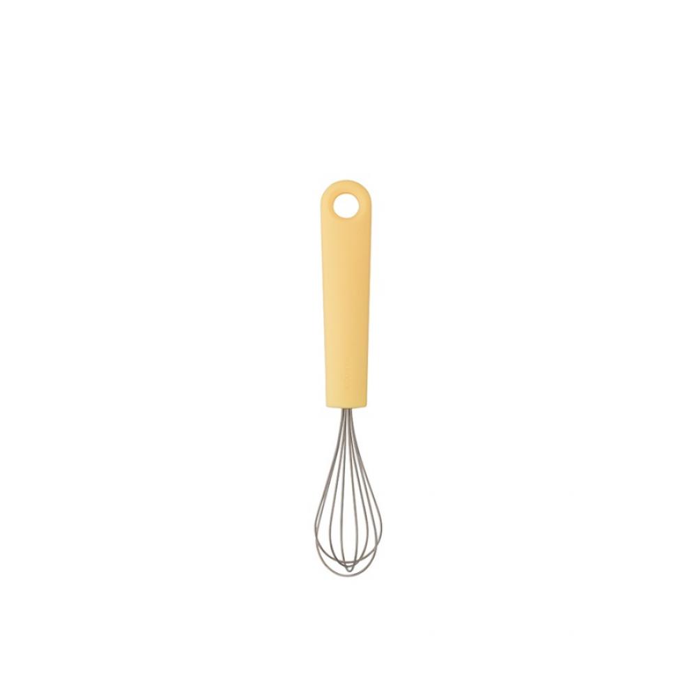 Brabantia Whisk Small - Vanilla Yellow 2pcs lot wooden handle sewing awl hand stitching repair tool punch sewing leather needle hook tools for diy jewelry making