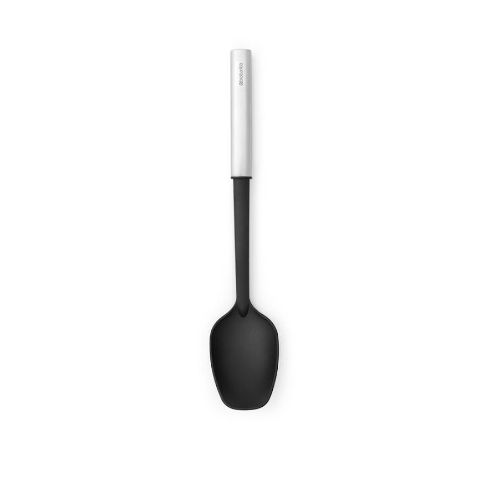 Brabantia Serving Spoon, Non-Stick 4pcs lot stainless steel medicinal spoon ladle double ended experiment pharmacy lab use 16cm 18cm 20cm 22cm