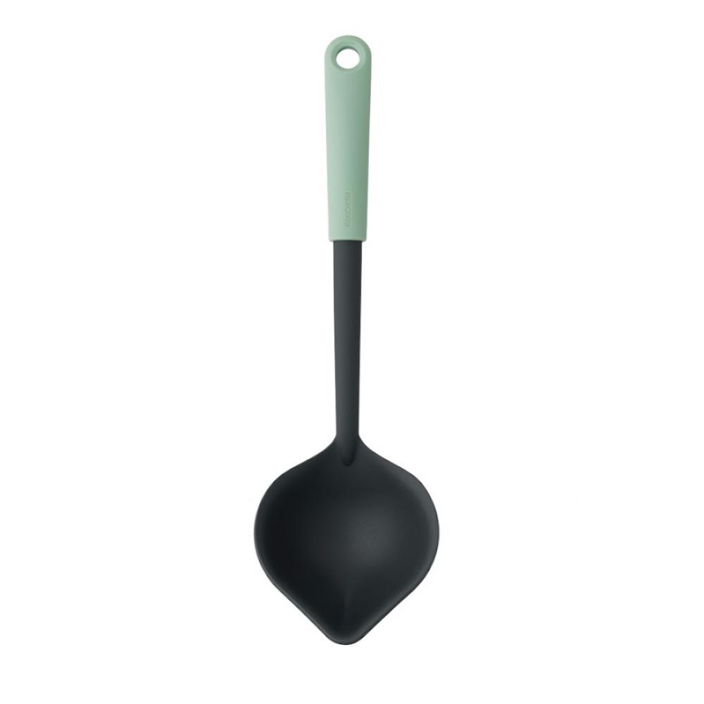 Brabantia Soup Ladle plus Scraper - Jade Green brabantia baking spatula plus scraper silicone fir green