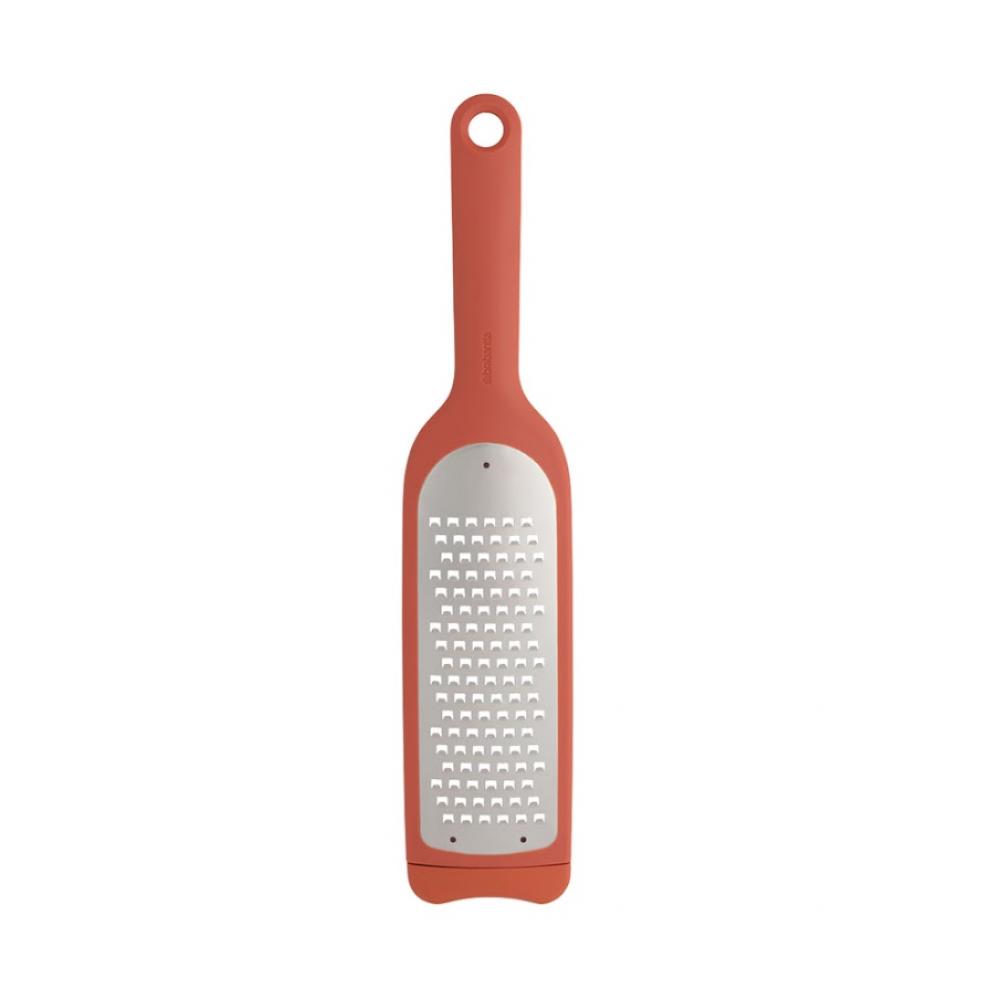Brabantia Coarse Grater plus Cover - Pink justdolife 1pcs cheese zester portable stainless steel lemon grater hand grater citrus graters kitchen tools