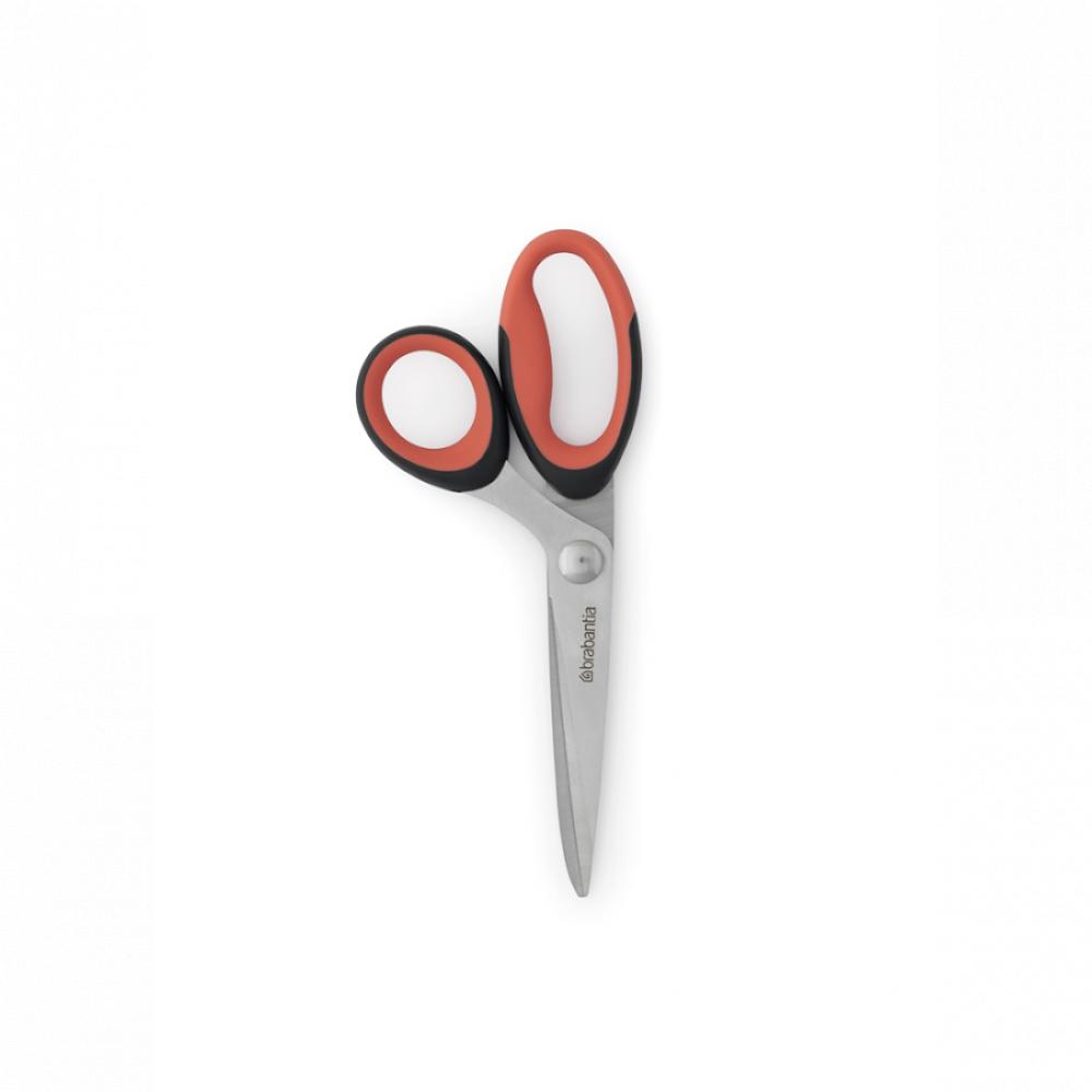 Brabantia Kitchen Scissors - Pink hair cutting scissors and thinning shears set haircut scissors hairdressing set with comb clip cape etc for daily hair styling