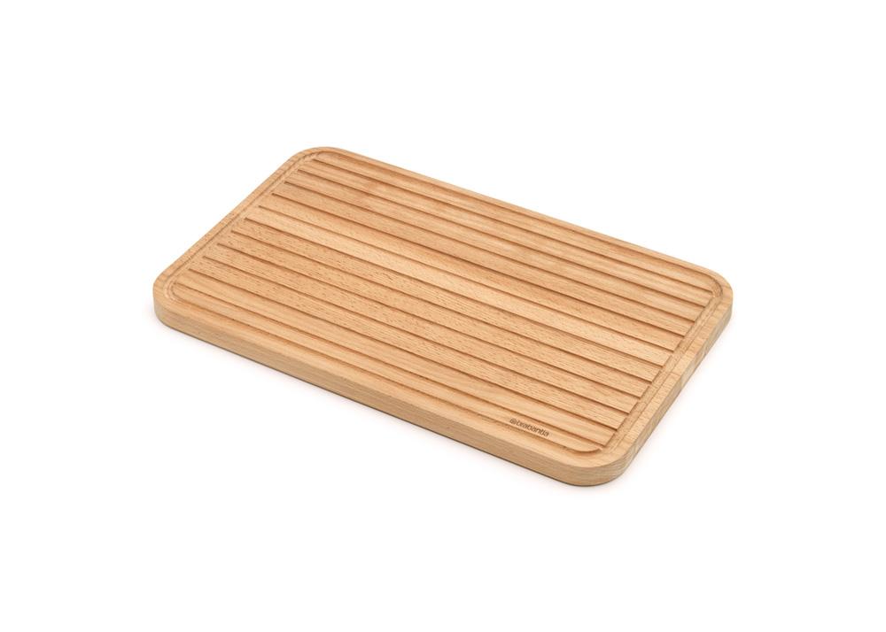 Brabantia Wooden Chopping Board for Bread brabantia set of 3 wooden chopping boards
