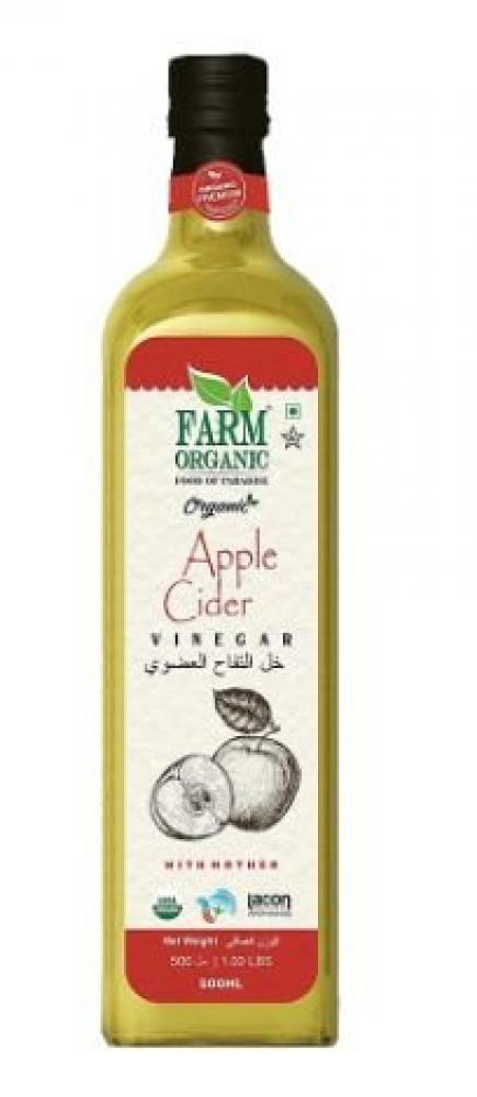 Farm Organic Gluten Free Apple Cider Vinegar with Mother 500ml martinellis sparkling pear cider 250 ml