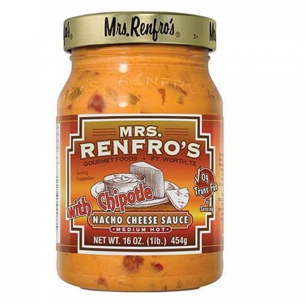 Mrs. Renfros Nacho Cheese w/Chipotle 454g yummy meatballs soup ingredients gaziantep hot pepper paste 2 kg free shi̇ppi̇ng