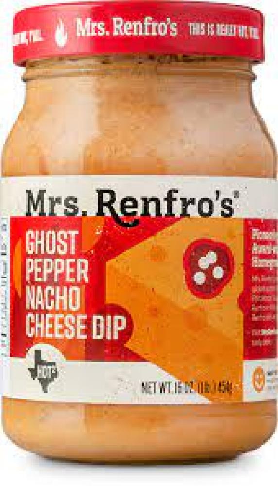 Mrs. Renfros Nacho Cheese w/Ghost Pepper 454g sun tasty puffed cheese mozzarella 56 g