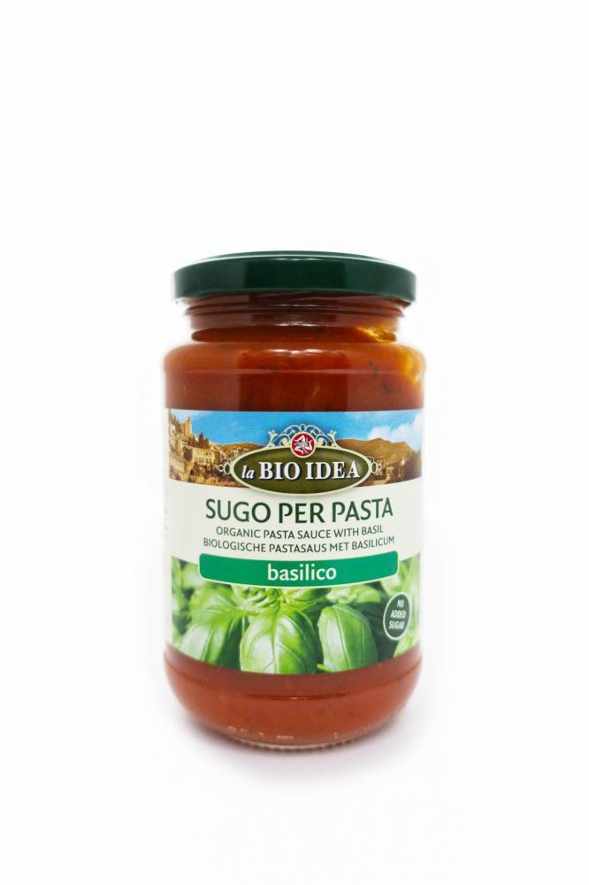 цена La Bio Idea Organic Basilico Pasta Sauce 340g