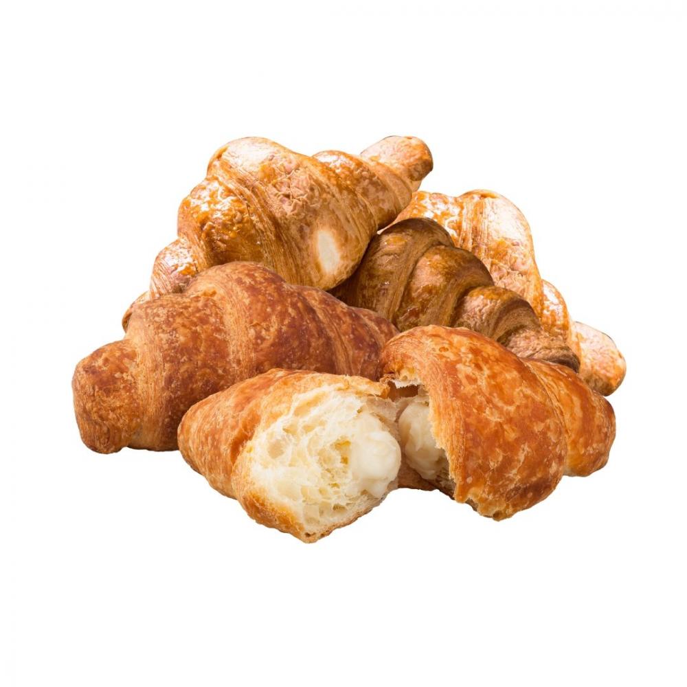 Baked Almond Filled Croissant 5 x 90g loacker classic less sugar hazelnut crispy wafers 45g
