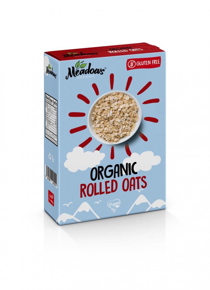 Meadows Organic GF Rolled Oats 400g meadows organic four cereals 400g