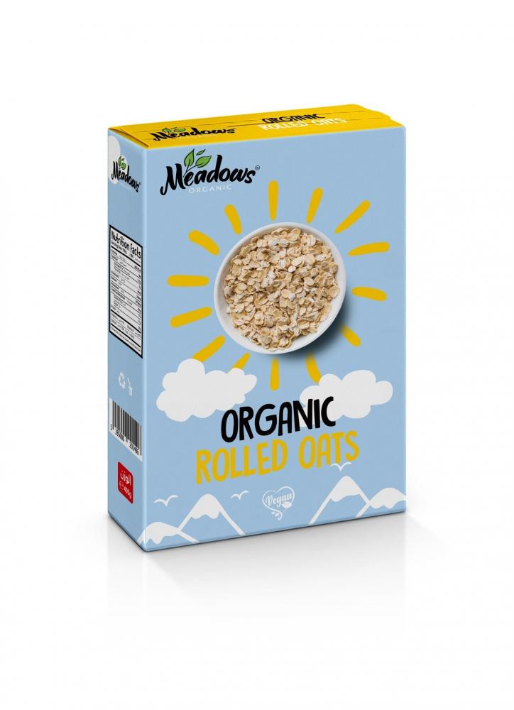 Meadows Organic Rolled Oats 400g