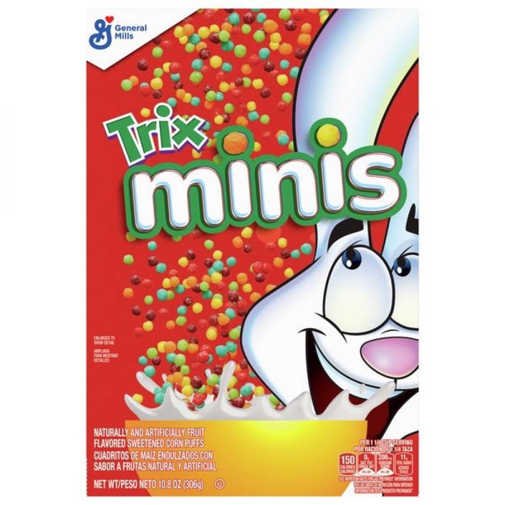 General Mills Minis Trix 10.8 Oz gerber puffs cereal snack strawberry