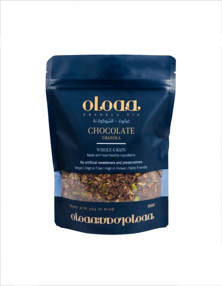 Oloaa Chocolate Granola 300g bjorg organic chocolate almond milk 1l