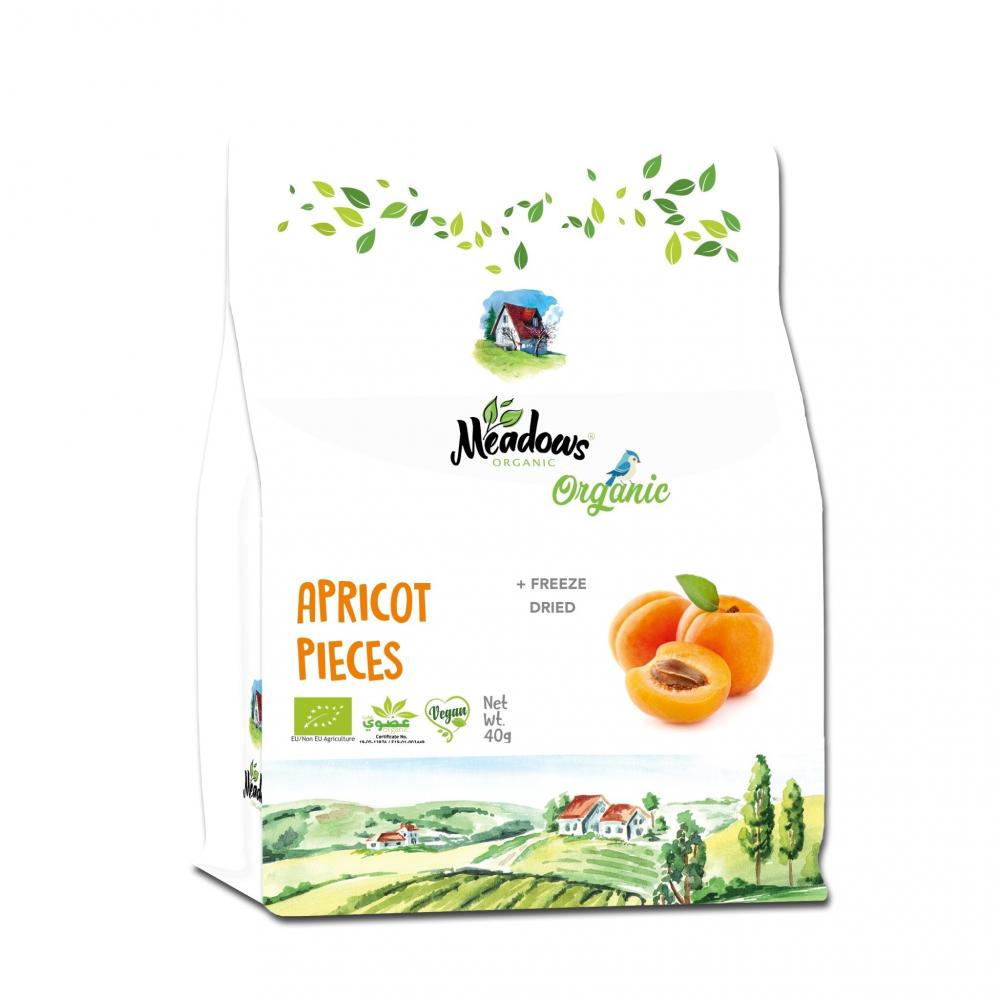 Meadows Freeze Dried Apricot Pieces 40g national pack of 2 pieces 2x1 brass hinge