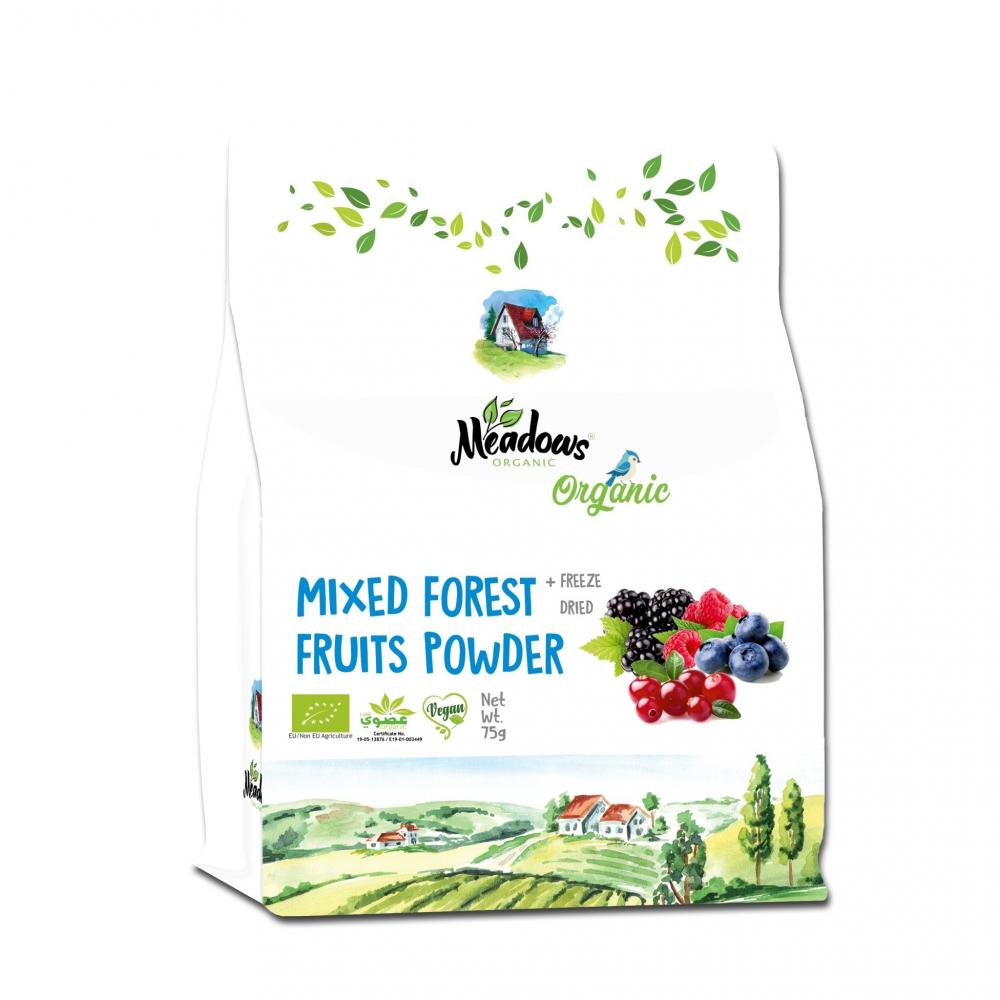 Meadows FD Mixed Forest Fruit Powder 75g 2020 high quality organic pure monk fruit sweetener powder fruit of the monk extract zero calories sugar luo han guo mogrosides