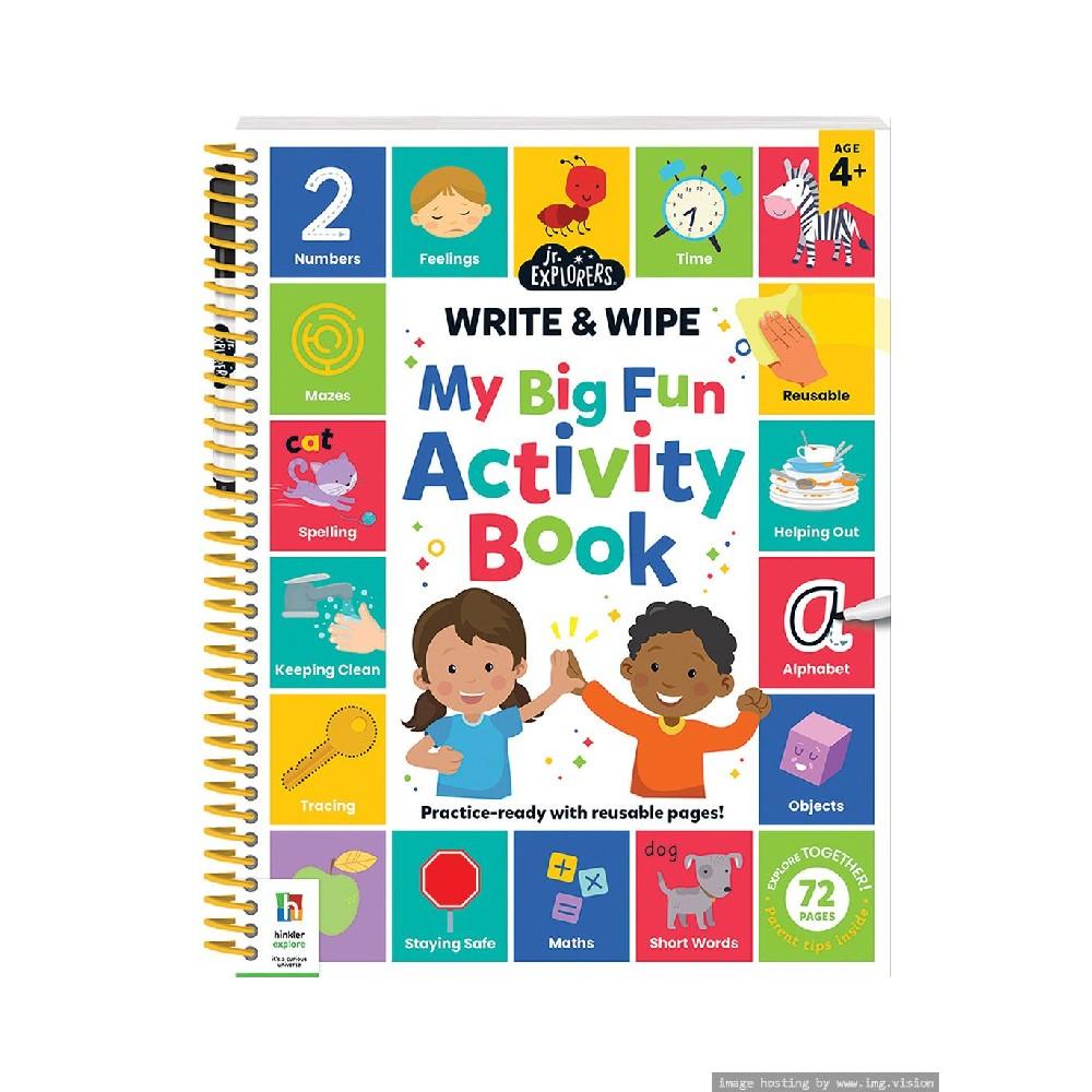 Hinkler Junior Explorers My Big Fun Educational Activity Book hinkler jasper let s choose happy coloring activity