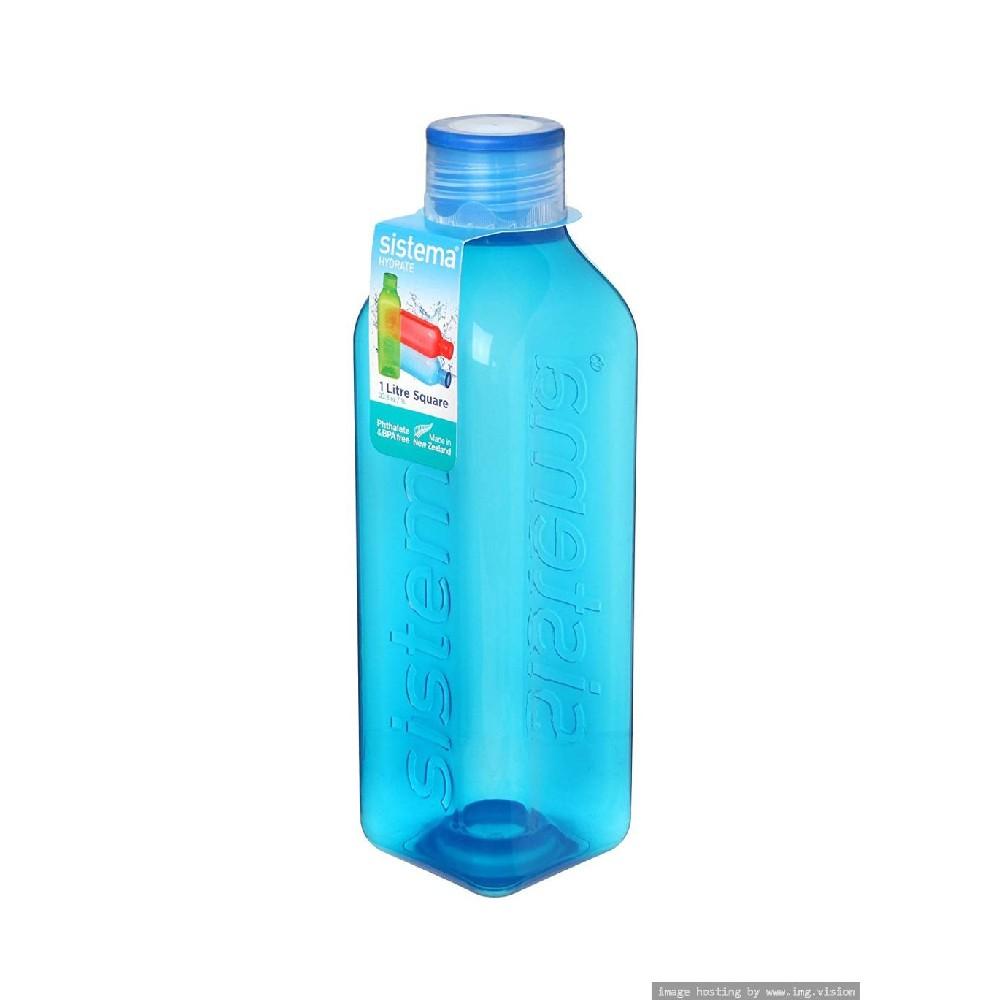 цена Sistema 1L Square Water Bottle